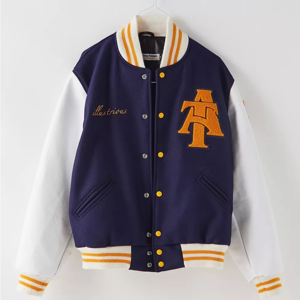 Ebbets Field Flannels North Carolina A&T State University Varsity Jacket